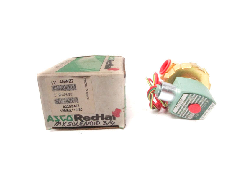 ASCO 82206407 110/120V 5-150PSI 3/4" NSMP