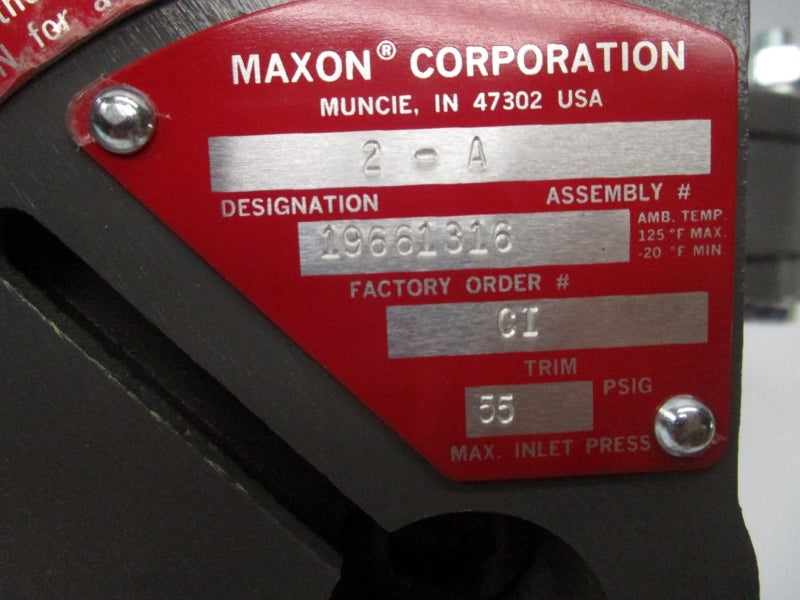 MAXON 2-A 19661316 CI 55PSI NSNP