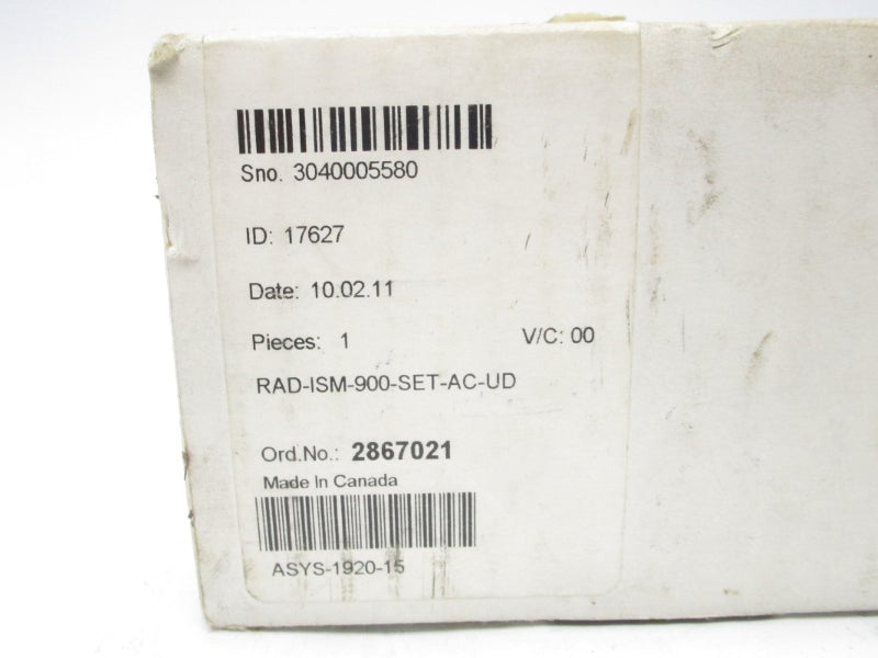 PHOENIX CONTACT RAD-ISM-900-SET-AC-UD 17627 NSMP
