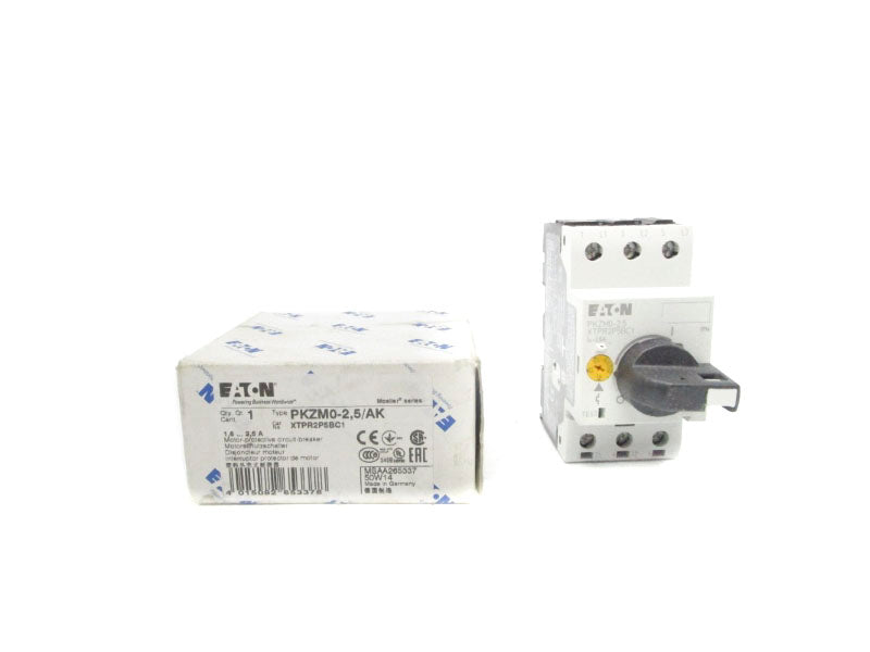 EATON XTPR2P5BC1 PKZM0-2.5/AK 277VAC 1.6-2.5A NSMP