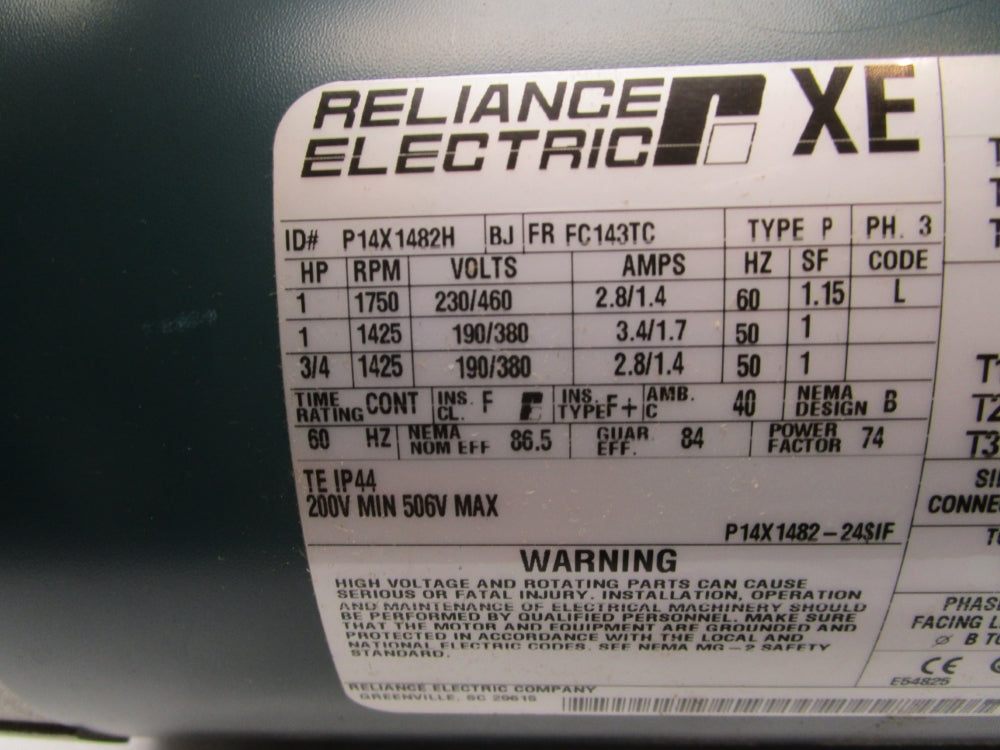 RELIANCE ELECTRIC P14X1482H NSMP