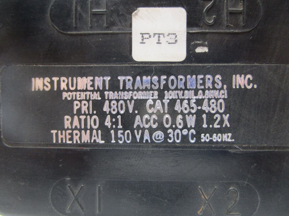 INSTRUMENT TRANSFORMERS 465-480 UNMP