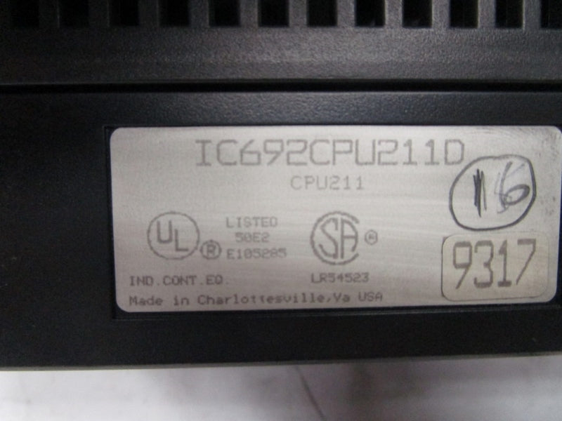 FANUC IC692CPU211D SER. 90-20 UNMP