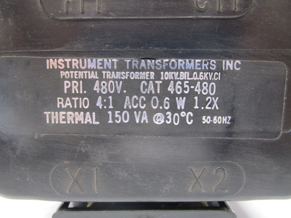 INSTRUMENT TRANSFORMERS 465-480 NSNP