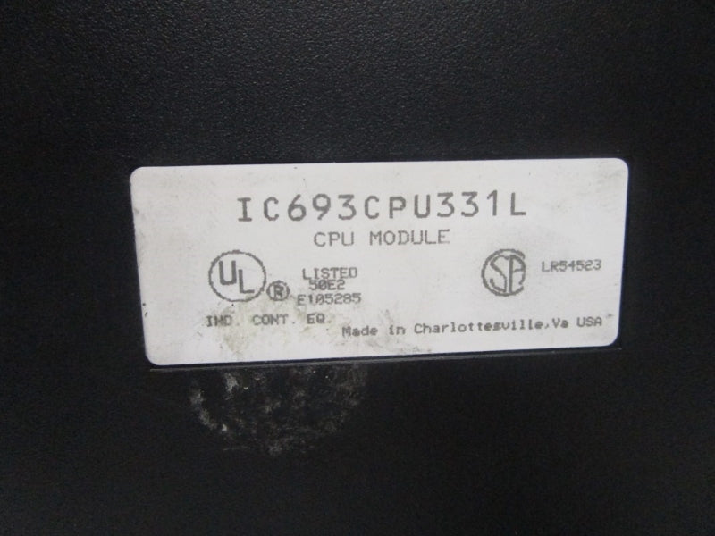 INDUSTRIAL MRO IC693CPU331L UNMP