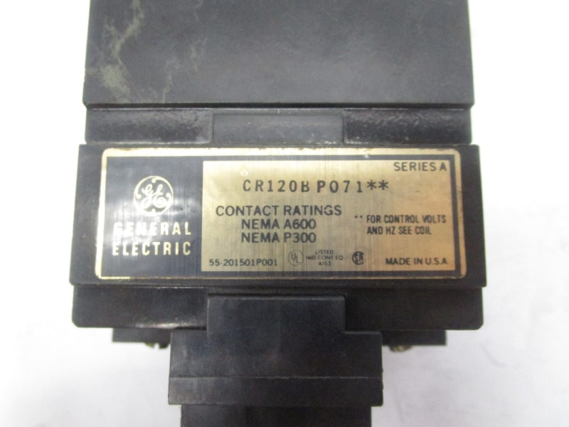 GENERAL ELECTRIC CR120BP07122 SER. A 110/120V UNMP