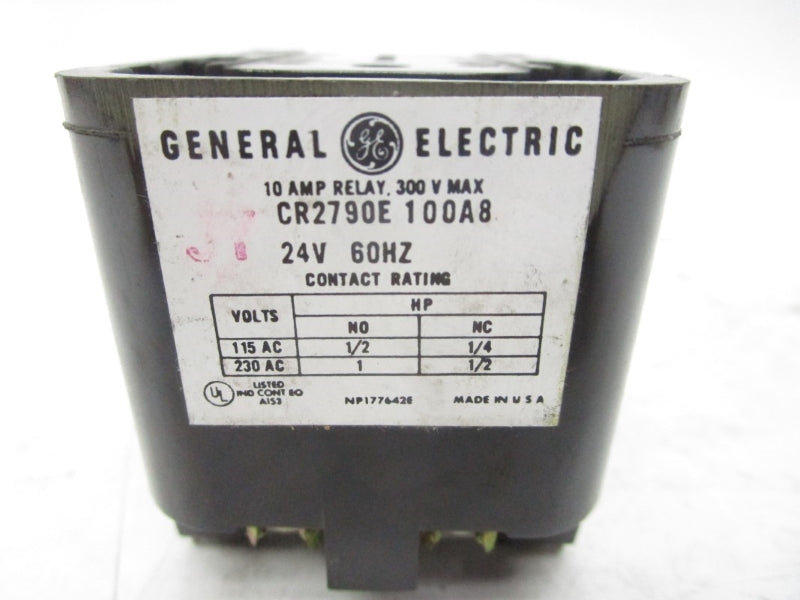 GENERAL ELECTRIC CR2790E100A8 24V 10A UNMP