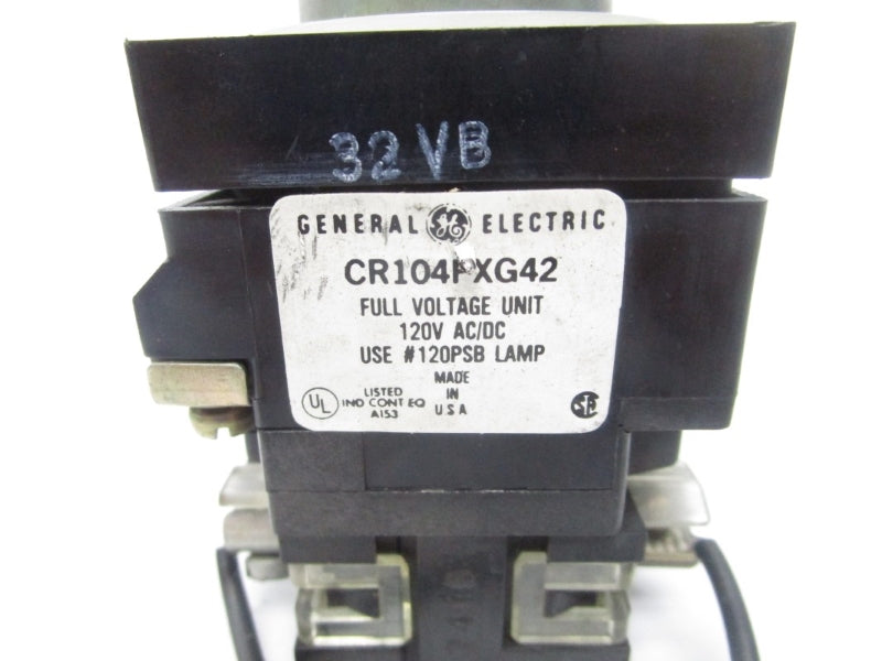 GENERAL ELECTRIC CR104PXG42Y 120VAC/DC UNMP