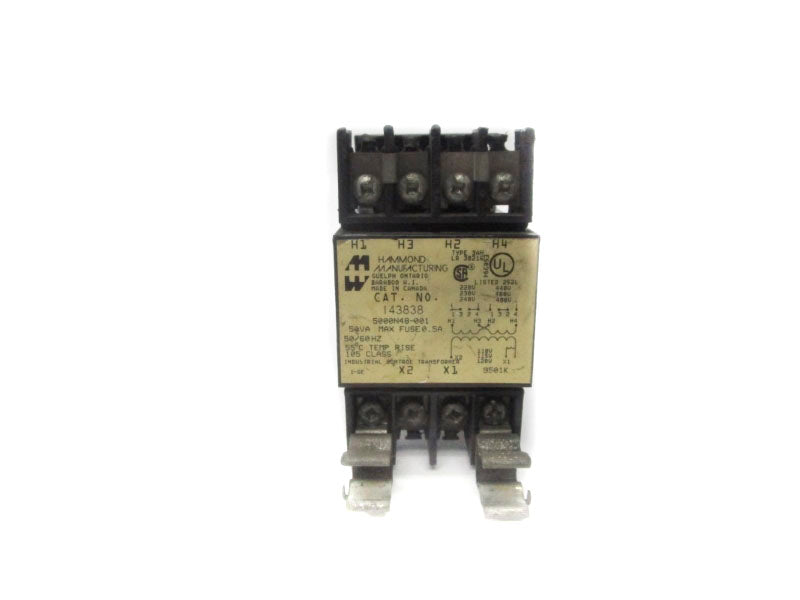 HAMMOND MANUFACTURING 143838 480V 0.5A UNMP