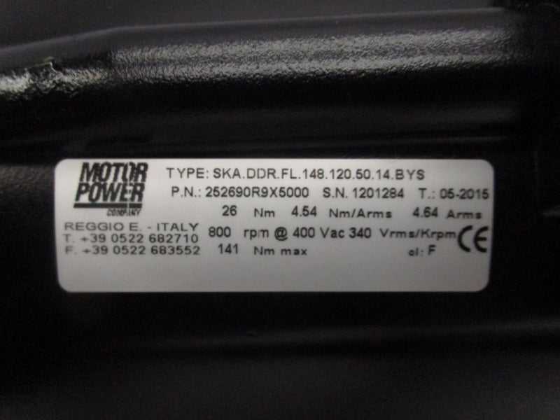 MOTOR POWER SKA.DDR.FL.148.120.50.14.BYS 400VAC 4.64A NSNP