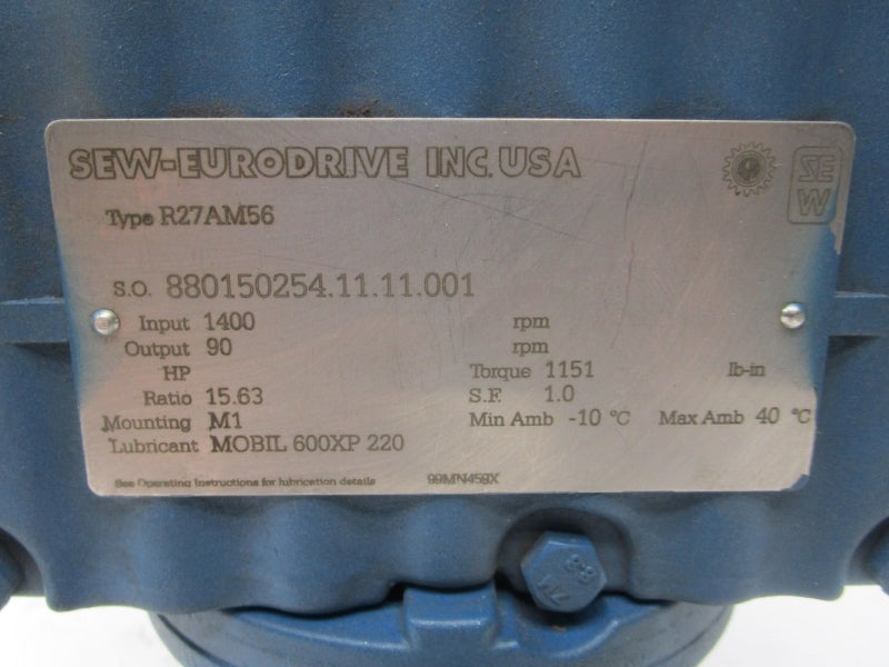 SEW EURODRIVE R27AM56 UNMP