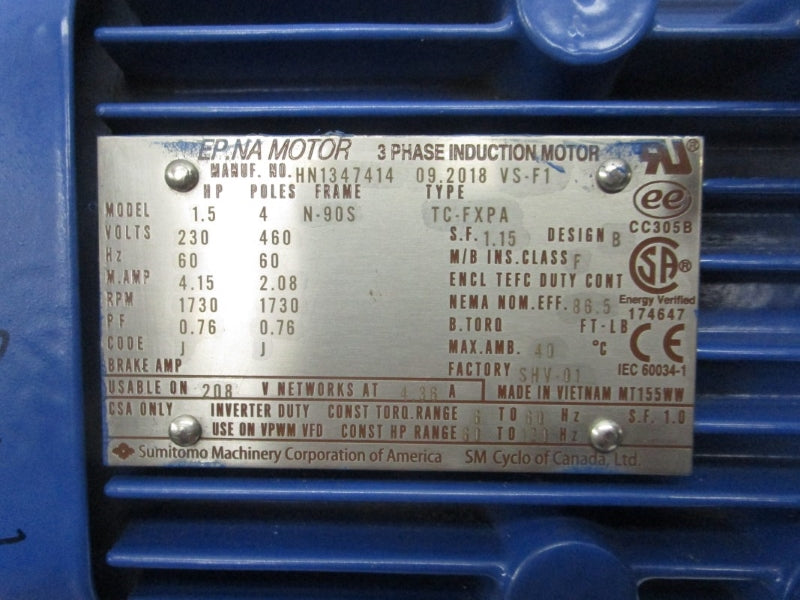 SUMITOMO HN1347414 460V 2.08A NSNP