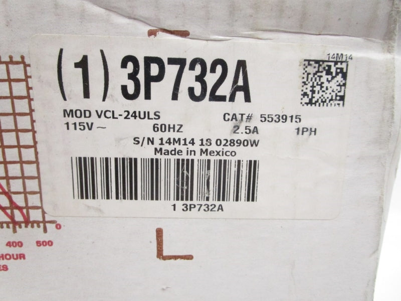 LITTLE GIANT 553915 VCL-24ULS 115V 2.5A NSMP