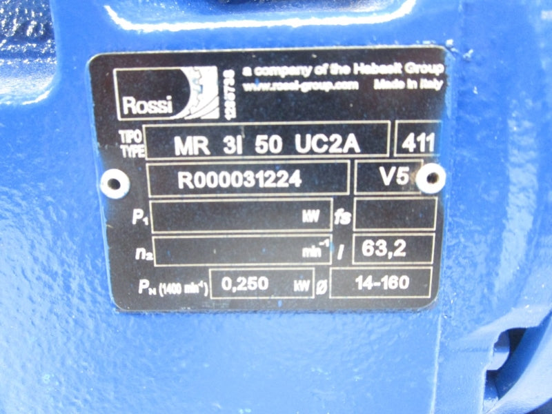 ROSSI FO71B6B5 MR3I50UC2A 440V 1.0A UNMP