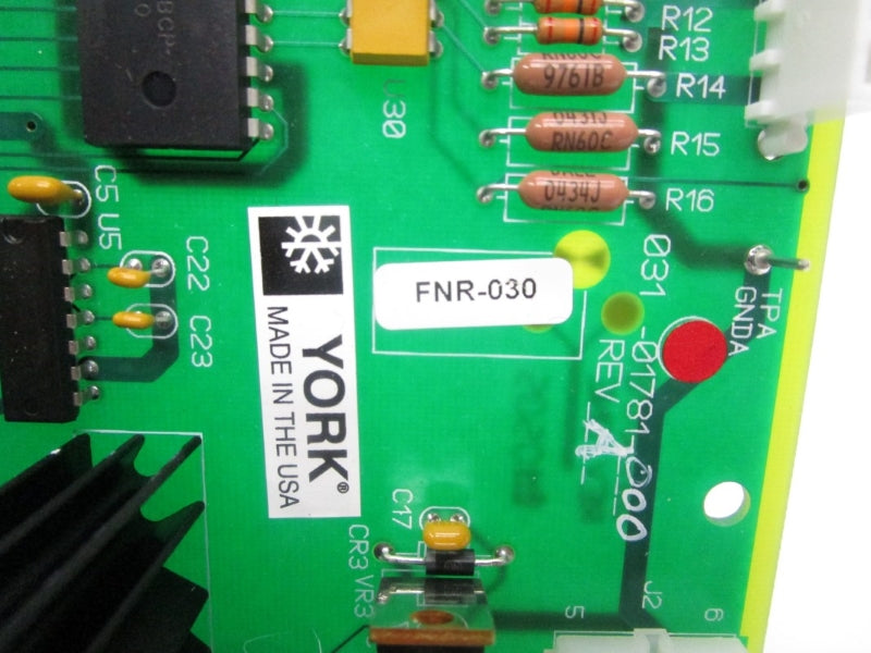 YORK 031-01781-000 REV. A NSNP