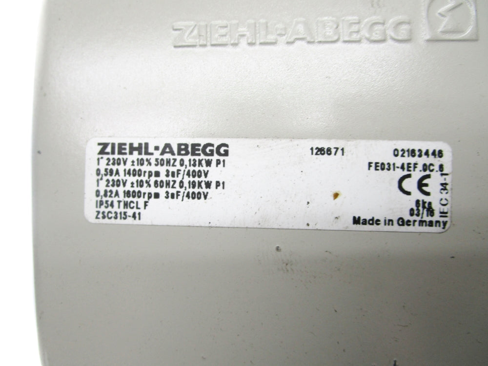 ZIEHL ABEGG FE031-4EF.0C.6 126671 UNMP