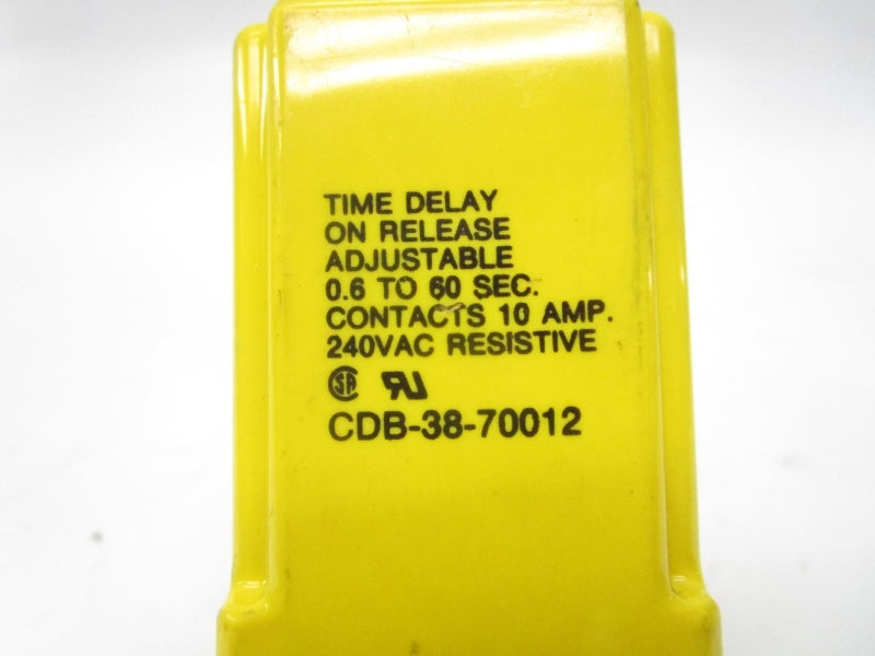 POTTER&BRUMFIELD CDB-38-70012 240VAC 10A 0.6-60S UNMP