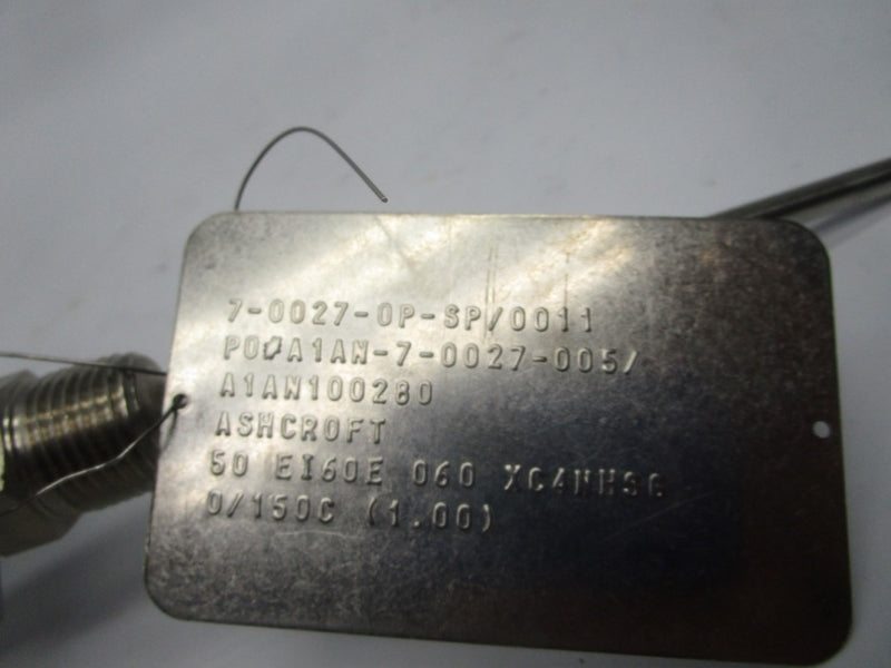 ASHCROFT 7-0027-OP-SP/0011 150'C NSNP