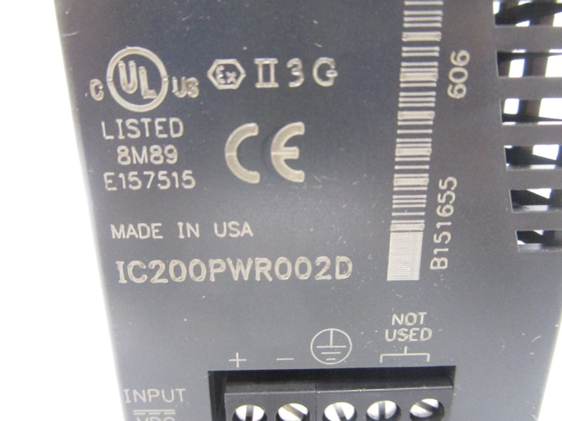 GE FANUC IC200PWR002D 24VDC NSMP
