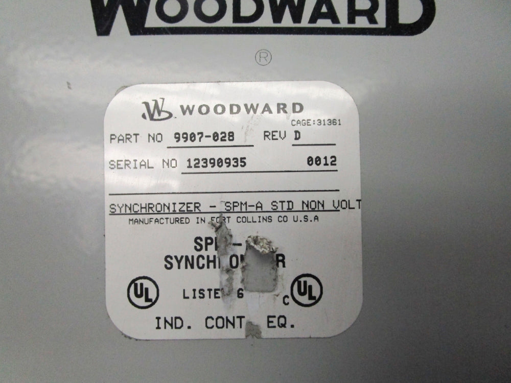 WOODWARD 9907-028 UNMP