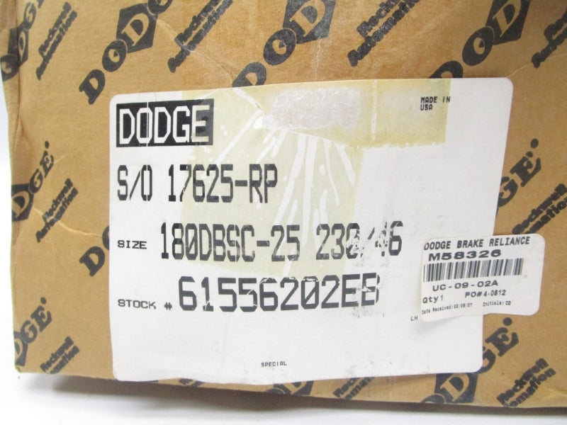DODGE 615562-02EB 480VAC 0.15A NSMP