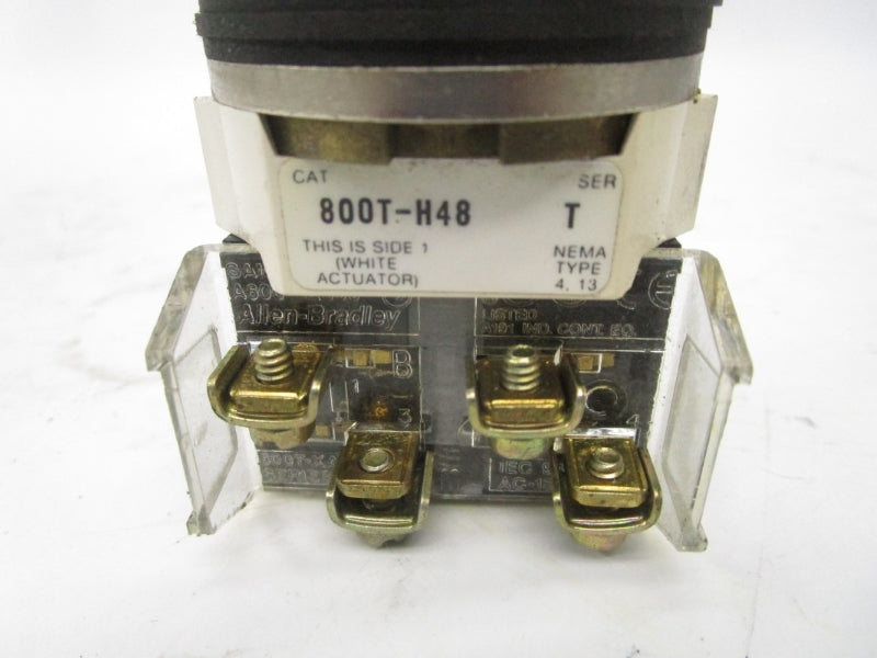 ALLEN BRADLEY 800T-H48B SER.T (NO KEY) UNMP