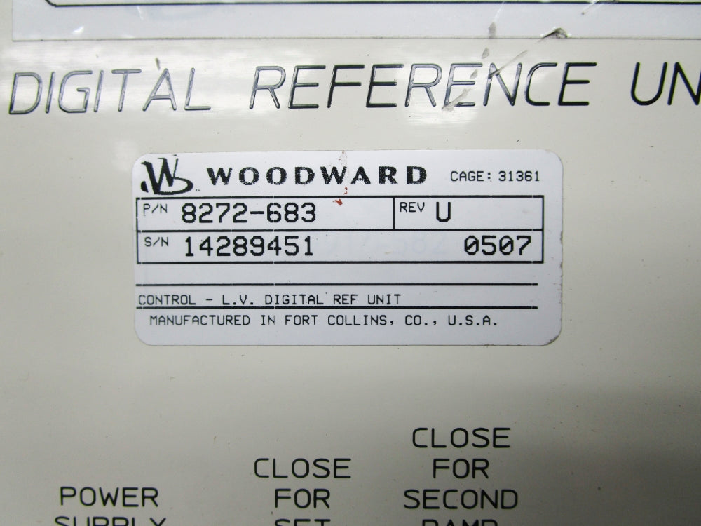 WOODWARD 8272-683 UNMP