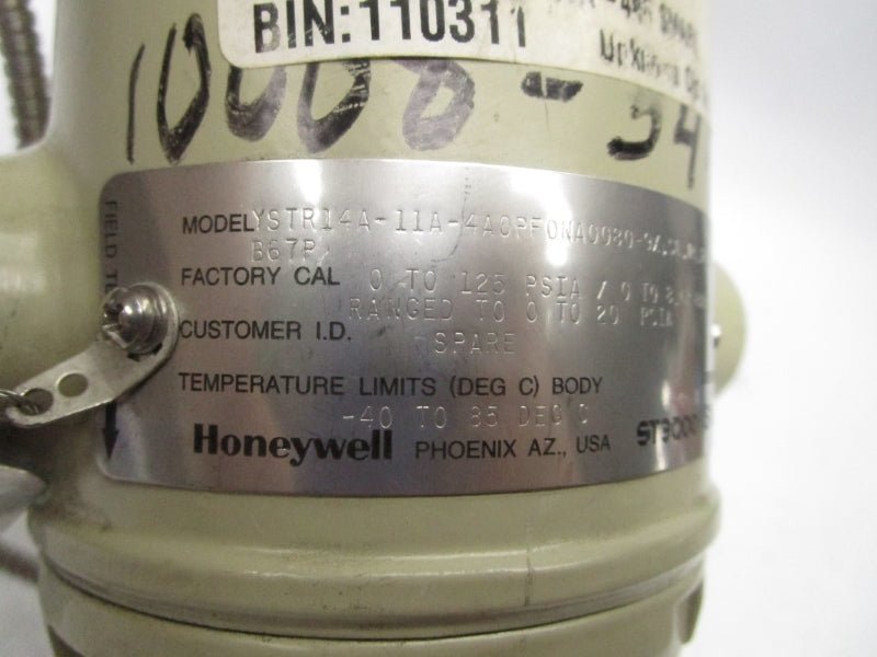 HONEYWELL YSTR14A-11A-4A0PF0NA0080-9X.SB.TC.TG./SM/-B67P 500PSI NSNP