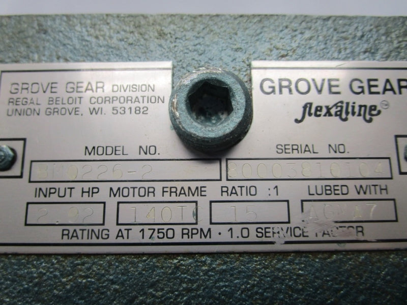 GROVE GEAR BM0226-2 UNMP