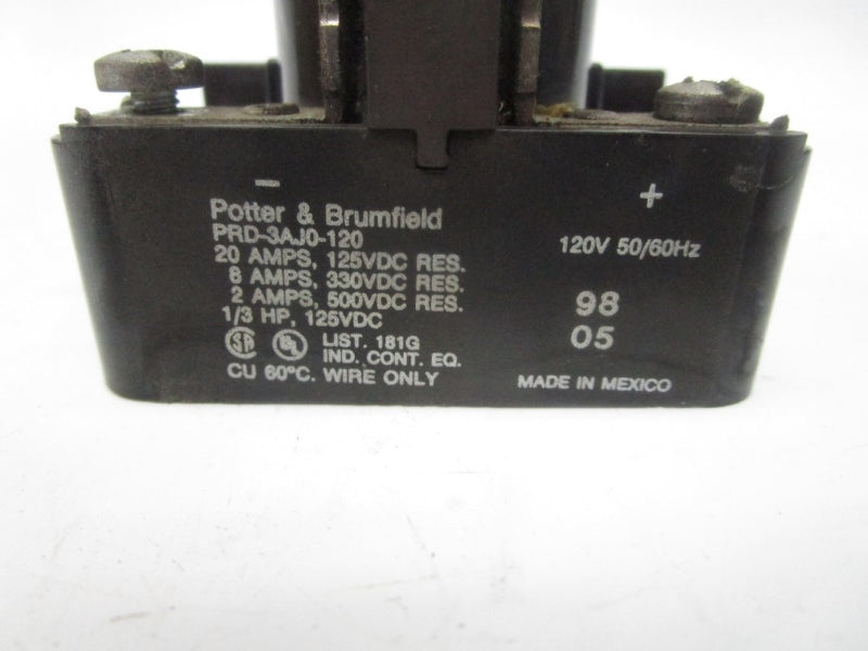 POTTER&BRUMFIELD PRD-3AJ0-120 500VDC 20A UNMP