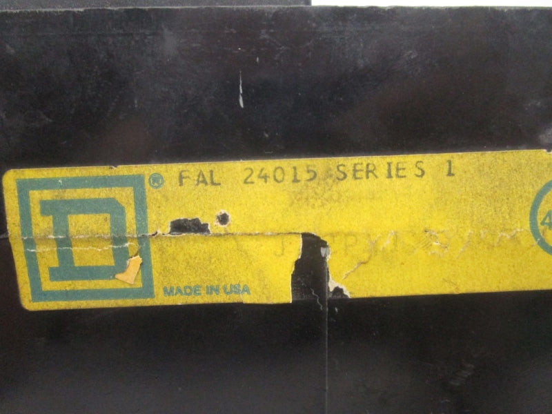SQUARE D FAL24015 SER. 1 480VAC 15A UNMP