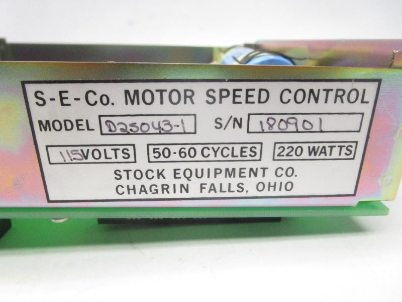 S-E-CO. D25043-1 115V NSNP