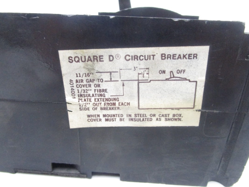 SQUARE D FAL360153M 600VAC 15A UNMP