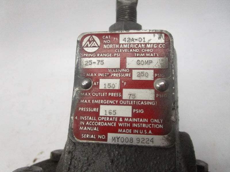 NORTH AMERICAN MFG. CO. 7142A-01 250PSI UNMP