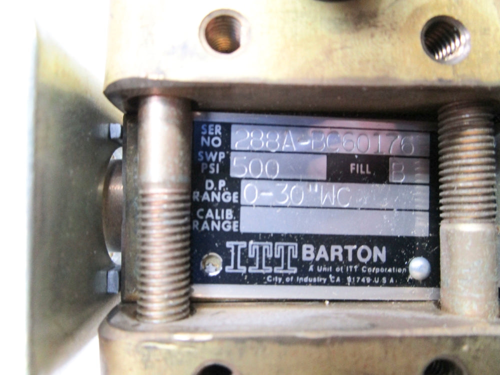 ITT BARTON 288A-BC60176 500PSI UNMP