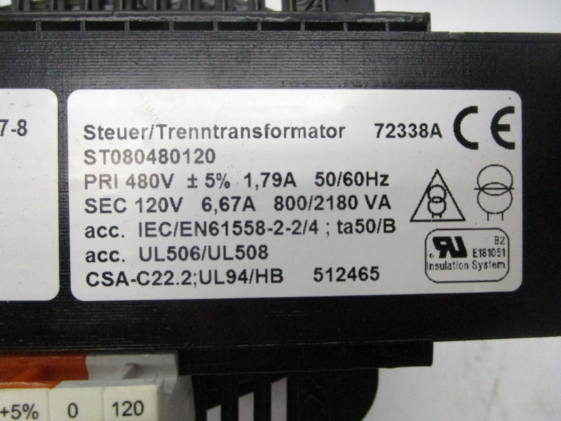 KRONES 72338A ST080480120 480V 6.67A NSNP