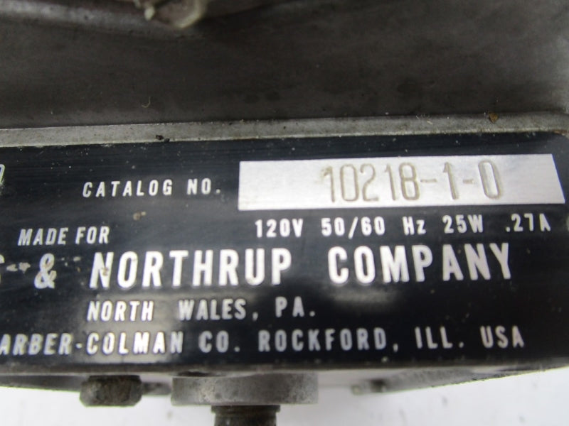 LEEDS&NORTHRUP COMPANY 10218-1-0 120V 0.27A UNMP