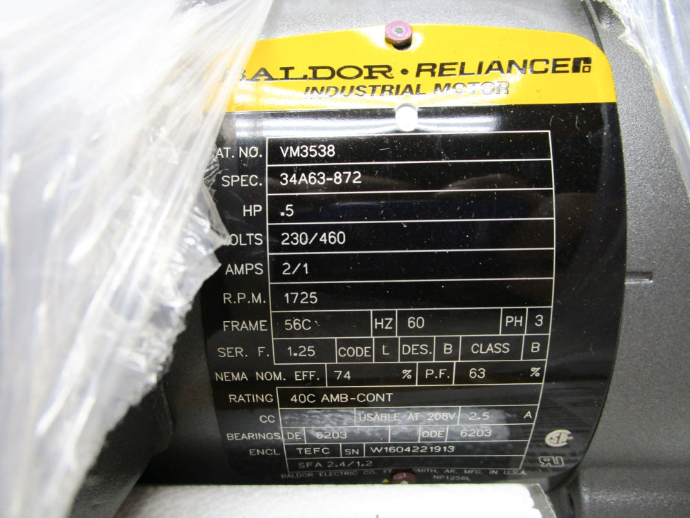 BALDOR VM3538 NSMP