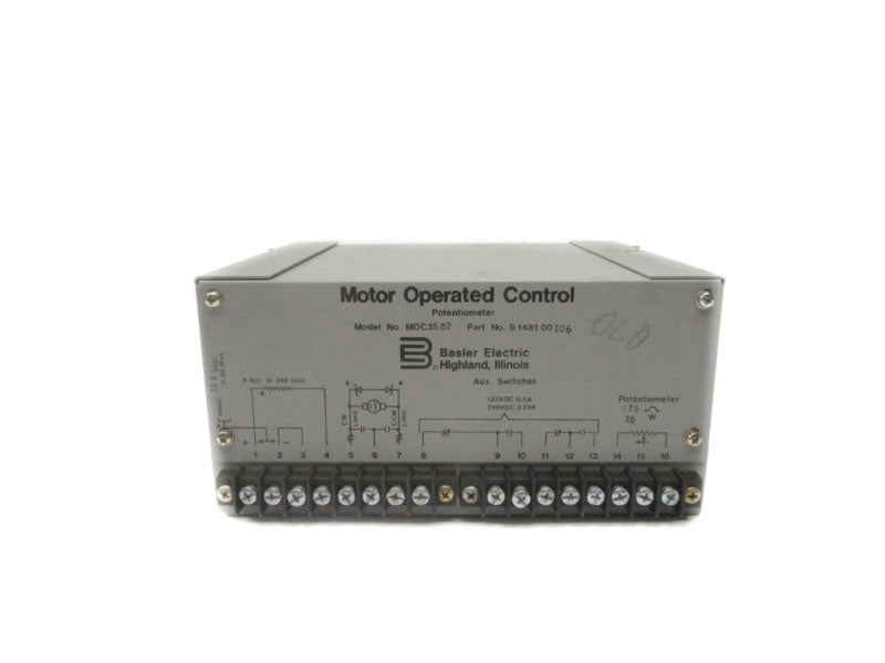 BASLER ELECTRIC 9148100106 MOC3502 250VDC 0.25A UNMP