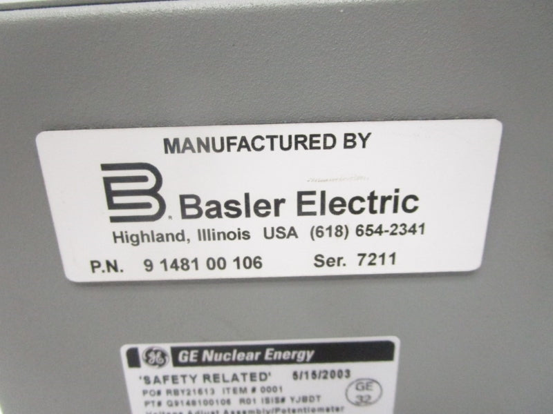 BASLER ELECTRIC 9148100106 MOC3502 250VDC 0.25A UNMP