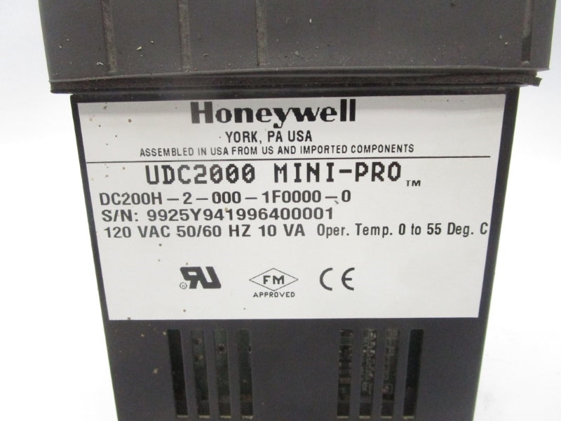 HONEYWELL DC200H-2-000-1F0000-0 120VAC 10A NSNP