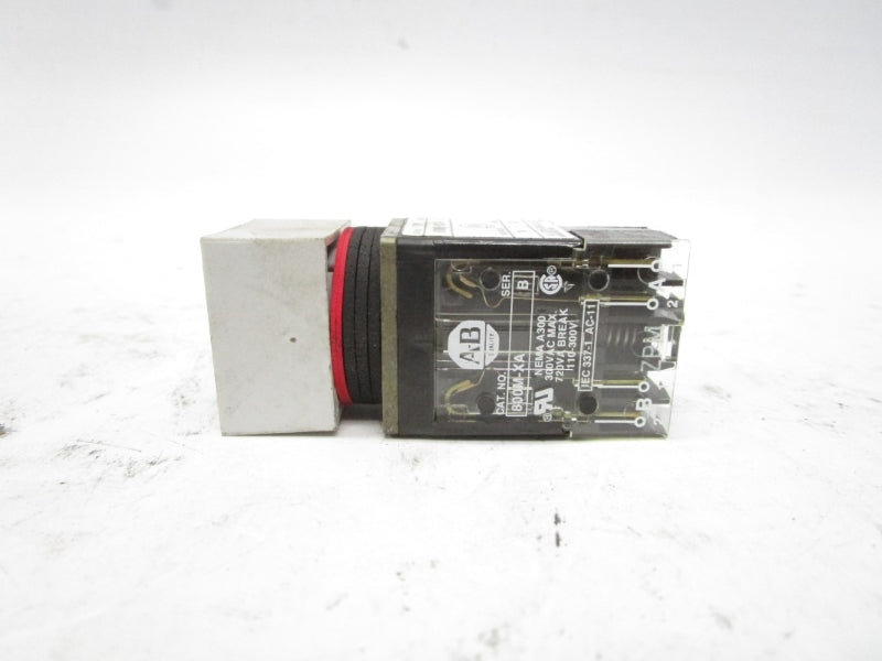ALLEN BRADLEY 800MS-X024A SER. D 24V (BK/YL) NSMP