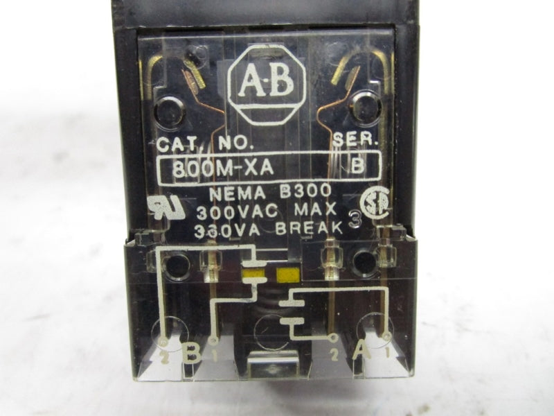ALLEN BRADLEY 800MS-XOA SER. A 300VAC (NO LENSE) NSNP