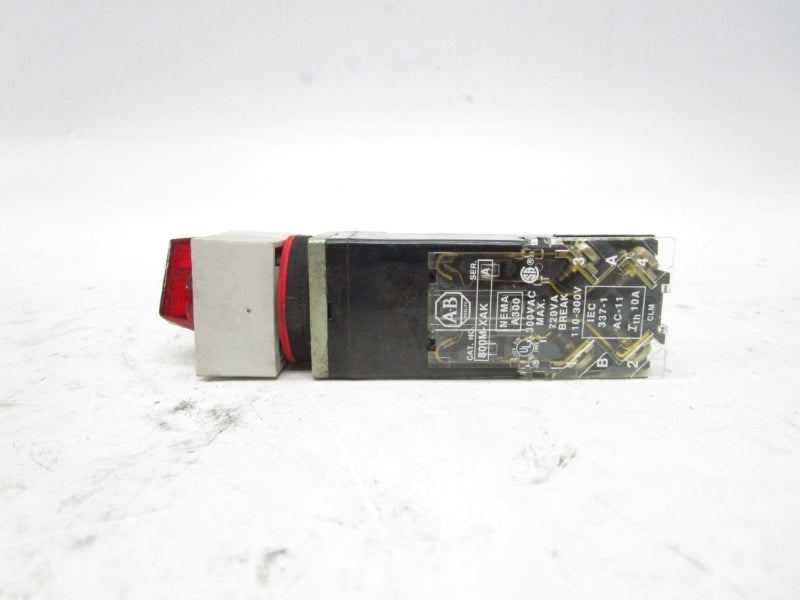 ALLEN BRADLEY 800MS-16HX2BS SER. D 110-120V NSNP