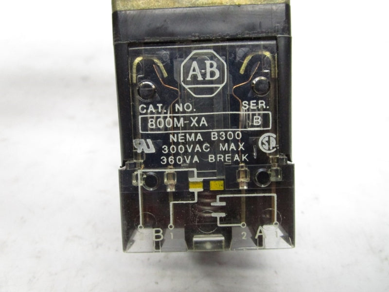 ALLEN BRADLEY 800MS-X024 SER. B 300VAC NSNP