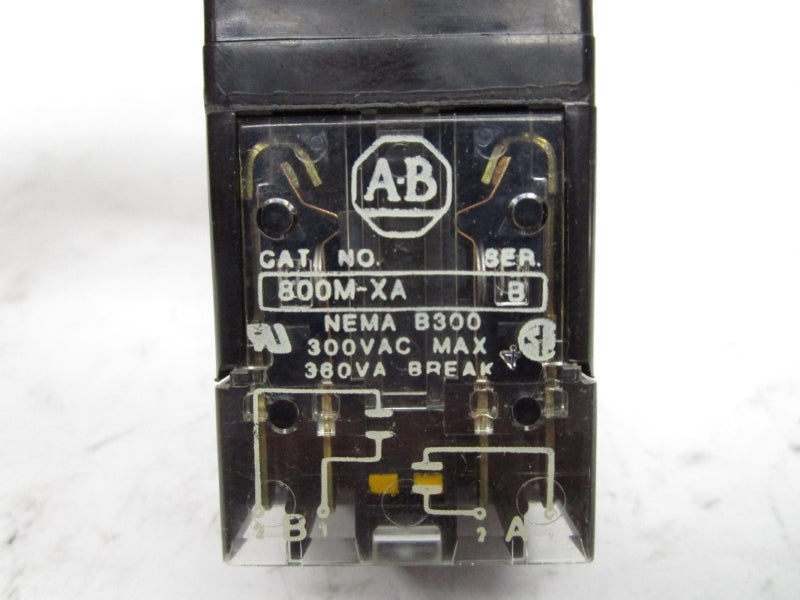 ALLEN BRADLEY 800MS-24HX2B SER. B 300VAC NSNP