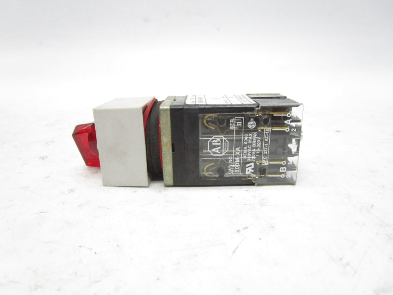 ALLEN BRADLEY 800MS-6HX2B SER. D 300VAC NSNP