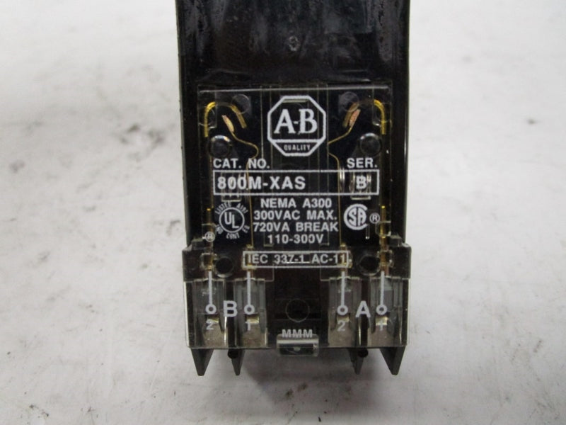 ALLEN BRADLEY 800MR-FXQ24XS SER.D 300VAC NSNP