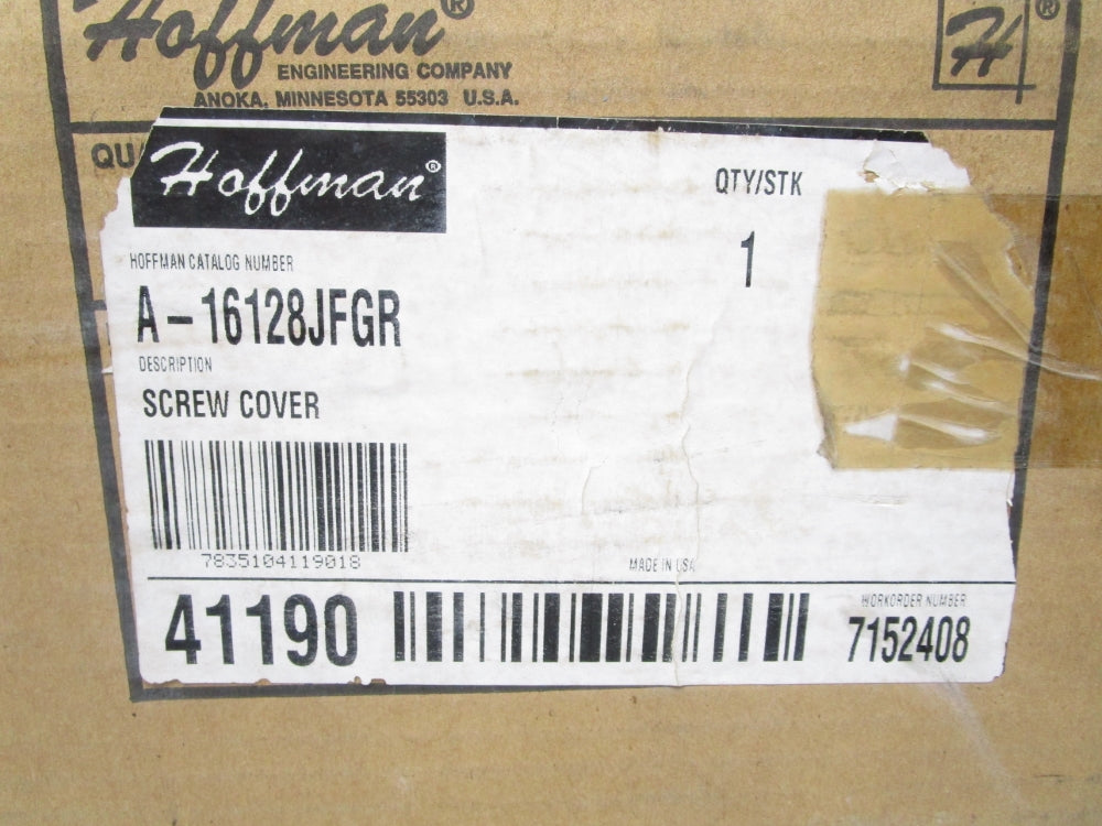HOFFMAN A-16128JFGR NSMP