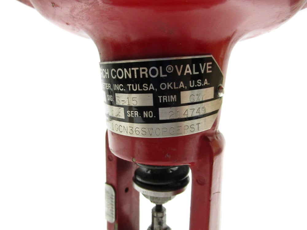 RESEARCH CONTROL 1001GCN36SV0PGEPST 3-15SIG UNMP